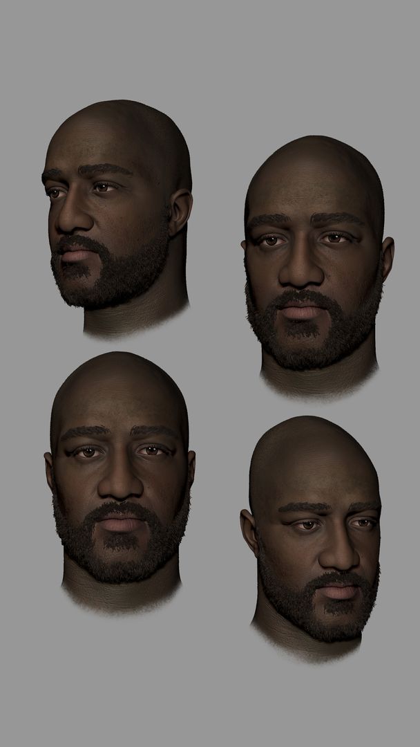 Virgil Abloh LV - Head Sculpt