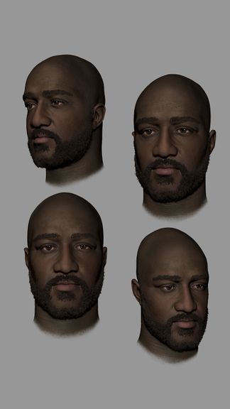 Virgil Abloh LV - Head Sculpt