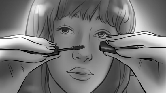 Storyboards - greyscale shaded
