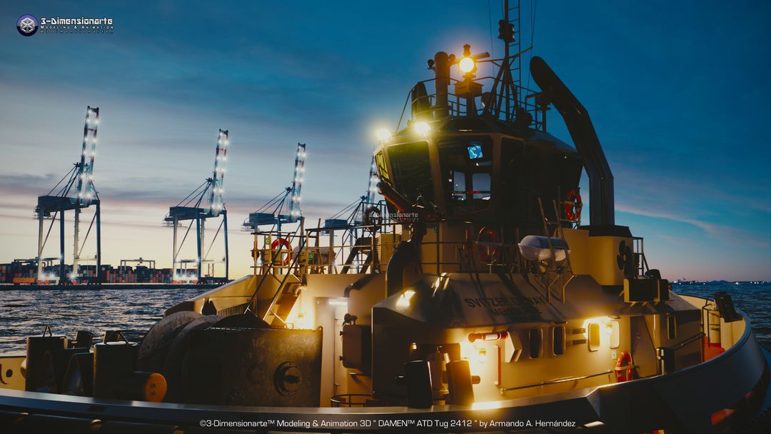 ATD Tug 2412 [Night Scenes]