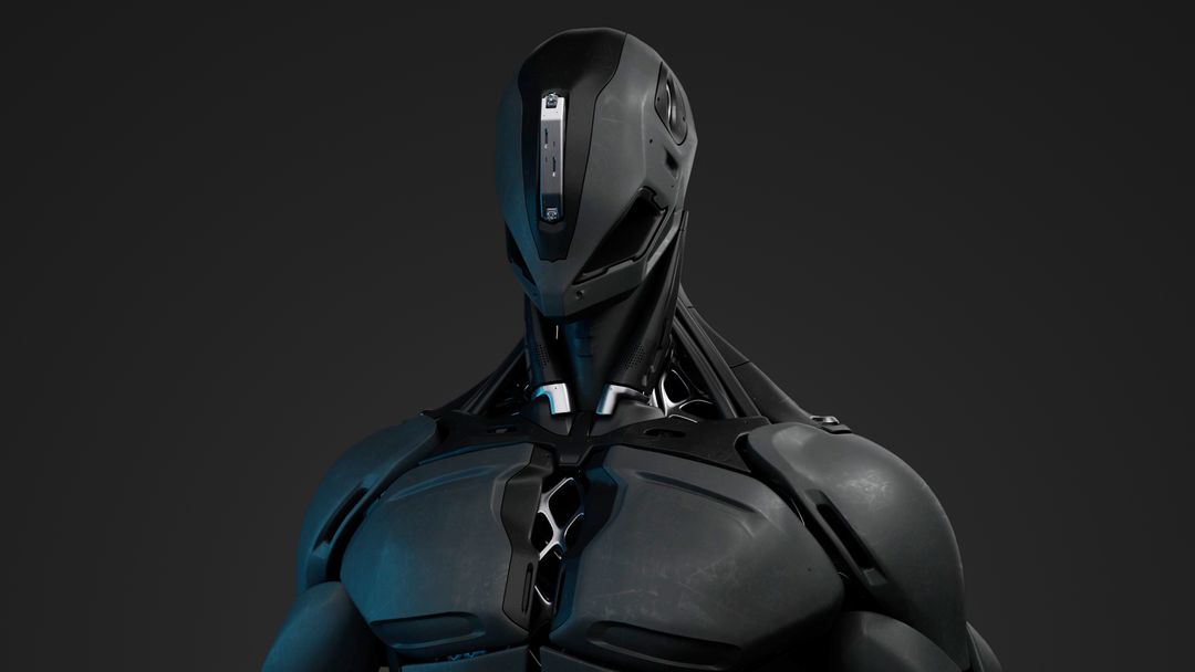 Cybernetic Sentinel – 3D Model by Christian A.