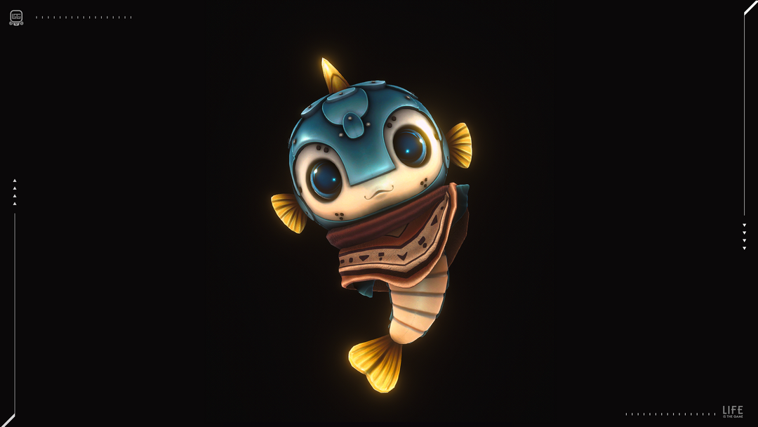 3D Robot Triton -  Character