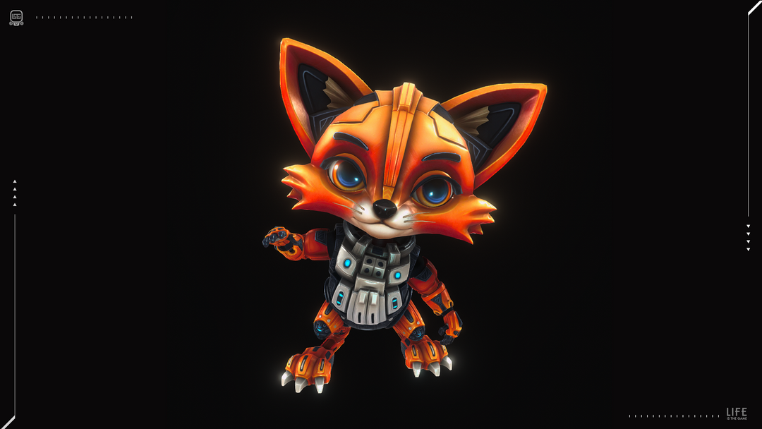 3D Robot Fox  - Character
