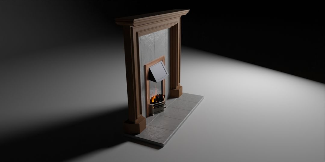 3D Electric Fireplace (Product Visualization) by Ethan B.