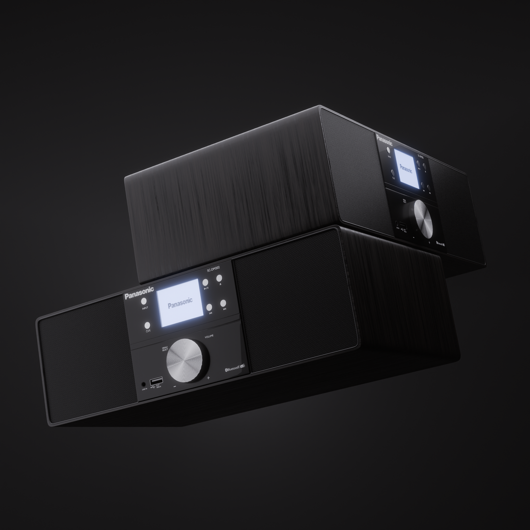 Panasonic CD Player (Product Visualization)