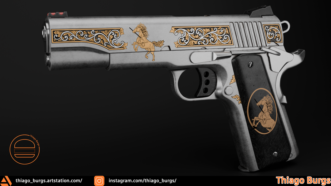 Colt 1911 El Potro Rampante by Thiago B.