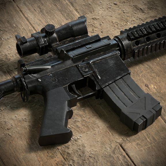 M4 Tactical Rifle – Real-Time Weapon Asset