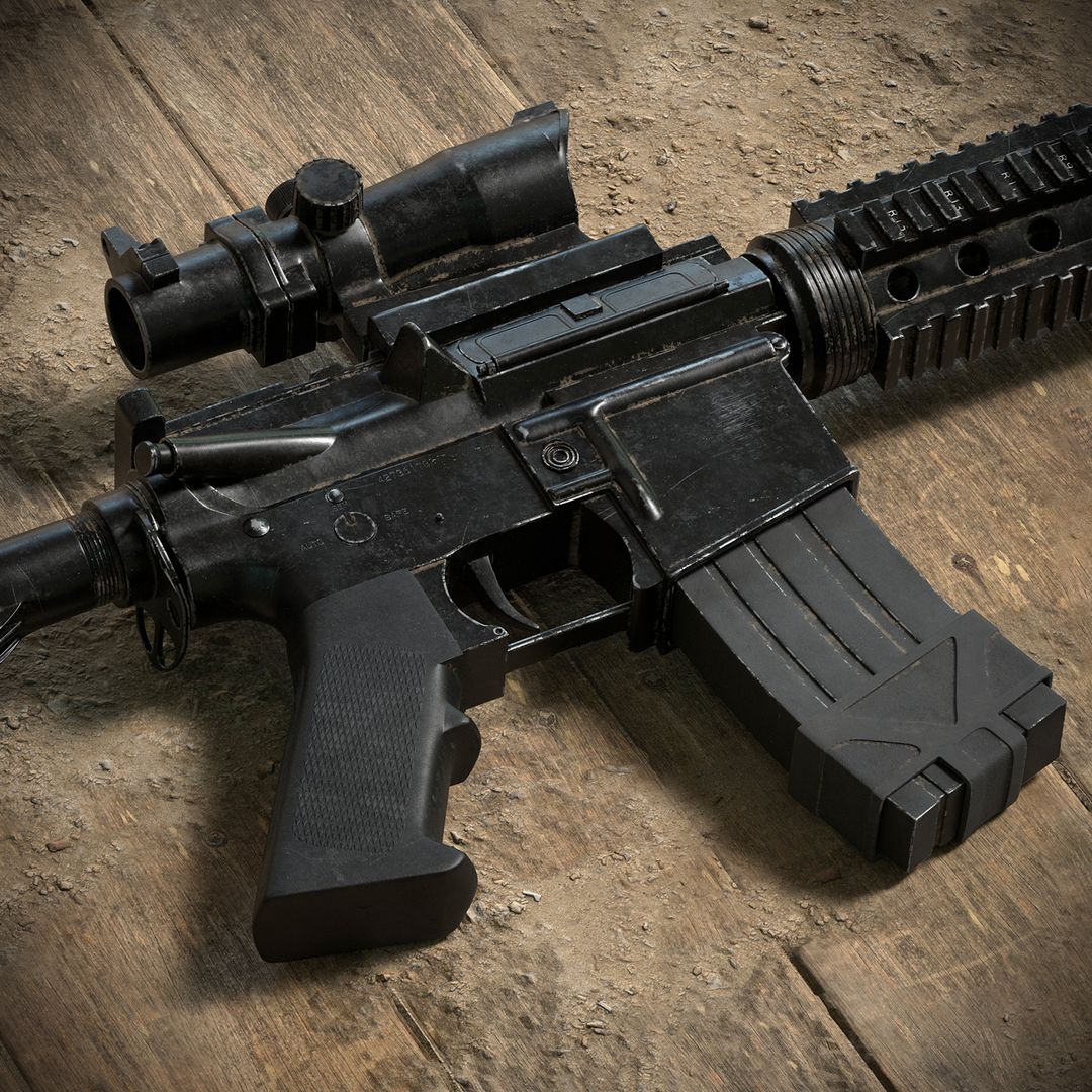 M4 Tactical Rifle – Real-Time Weapon Asset