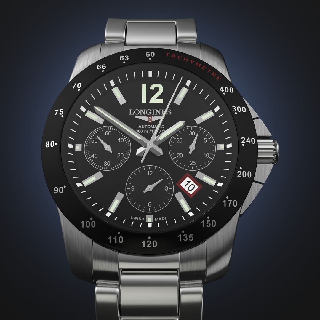 Longines Watch – Photorealistic CGI Render by Esteban L.
