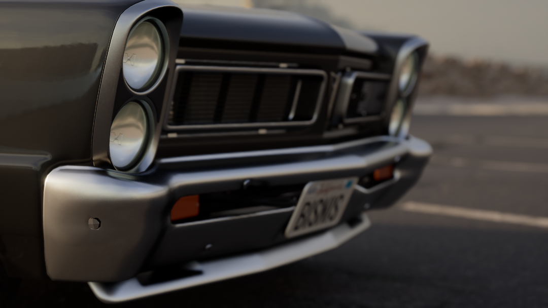 Pontiac GTO 1967 – HDRI Vehicle Visualization by Esteban L.