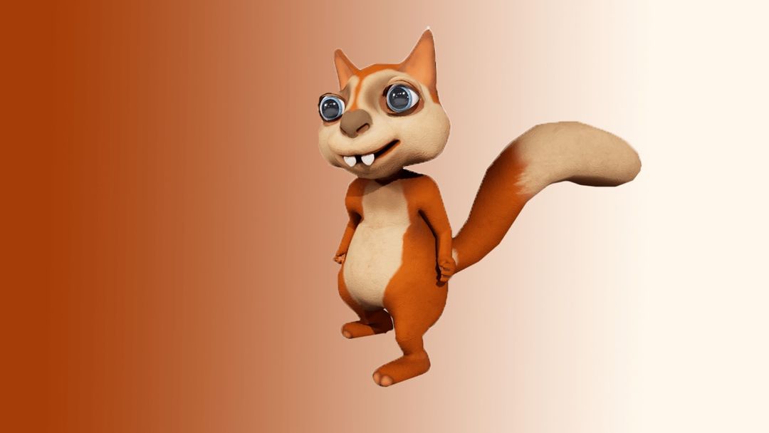 Animated Squirrel Model