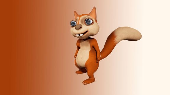 Animated Squirrel Model