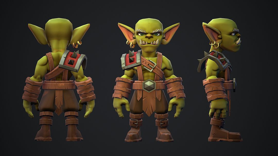 Stylized Goblin Game Character by Luiz H.