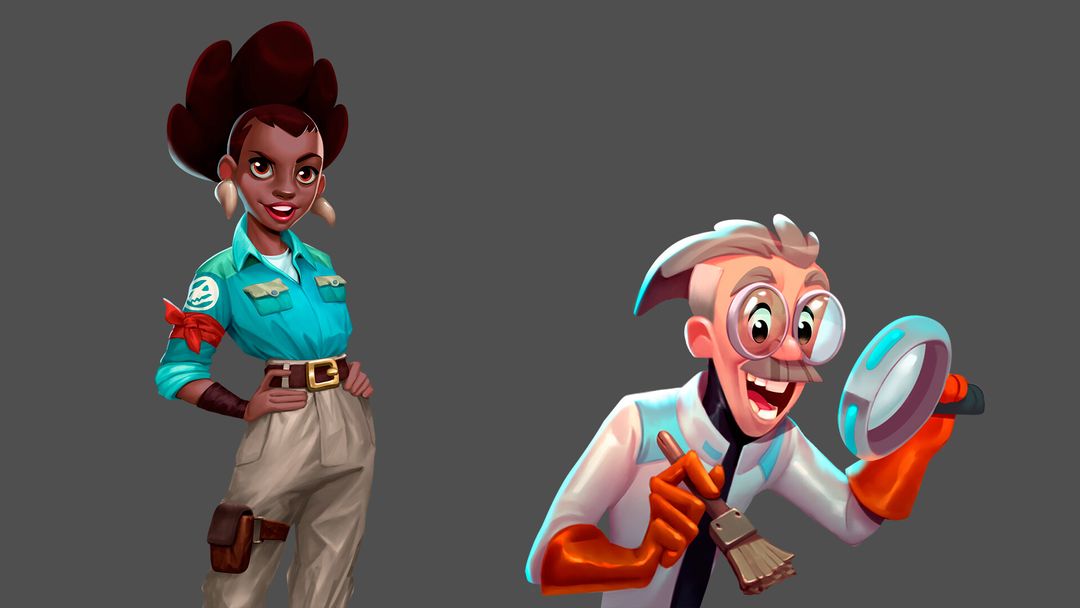 Dino Quest - 2D Characters