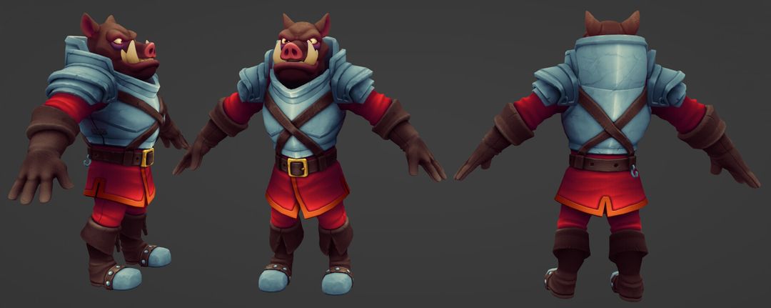 Slink & Snatch - Boar Guard Character