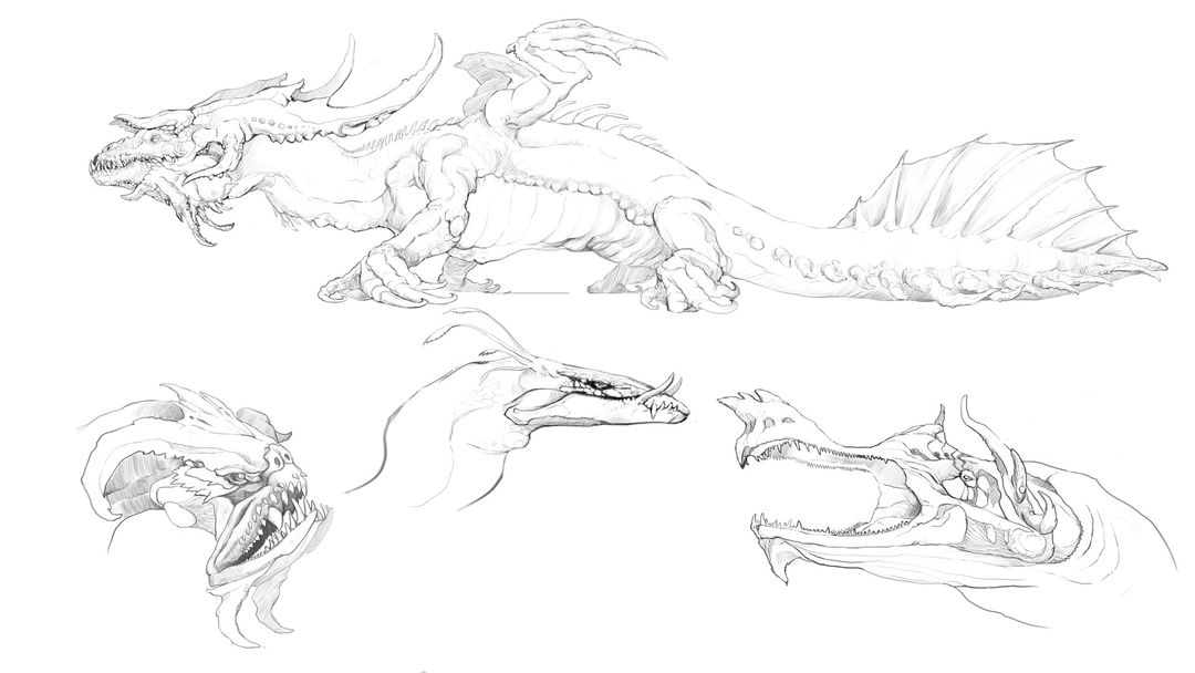 Practice Sketch: Mranie Dragon