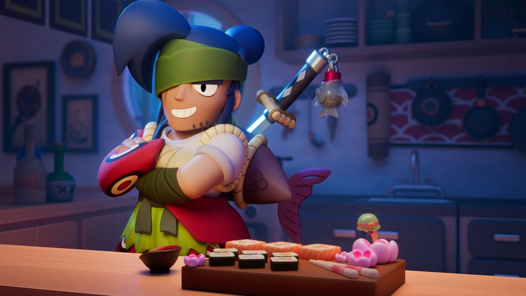 Kenji Full Release | BrawlStars - 3D Lighting & Comp work