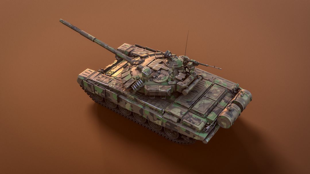 T-72 Tank by XQUBE STUDIO