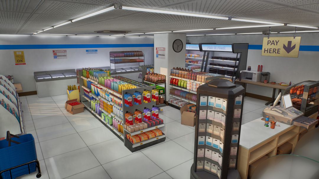 Stylized Japanese Convenience Store UE5