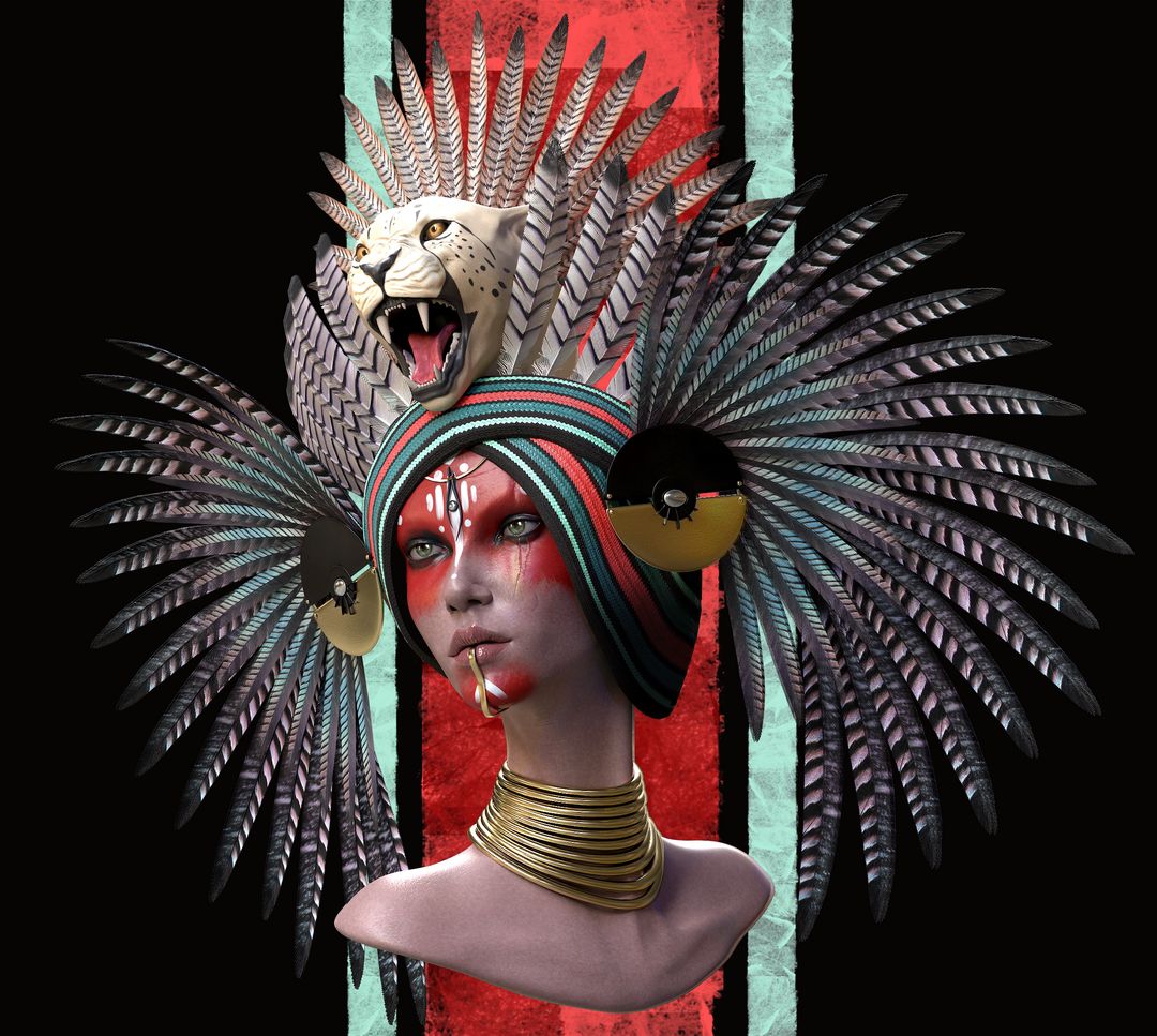 Tribal Bust