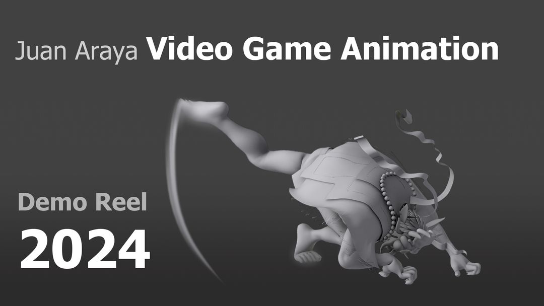 Juan Araya Pérez: 3D Video Game Animation Demo Reel 2024 by Juan A.