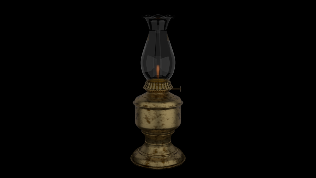 Antique Lamp 3D Model