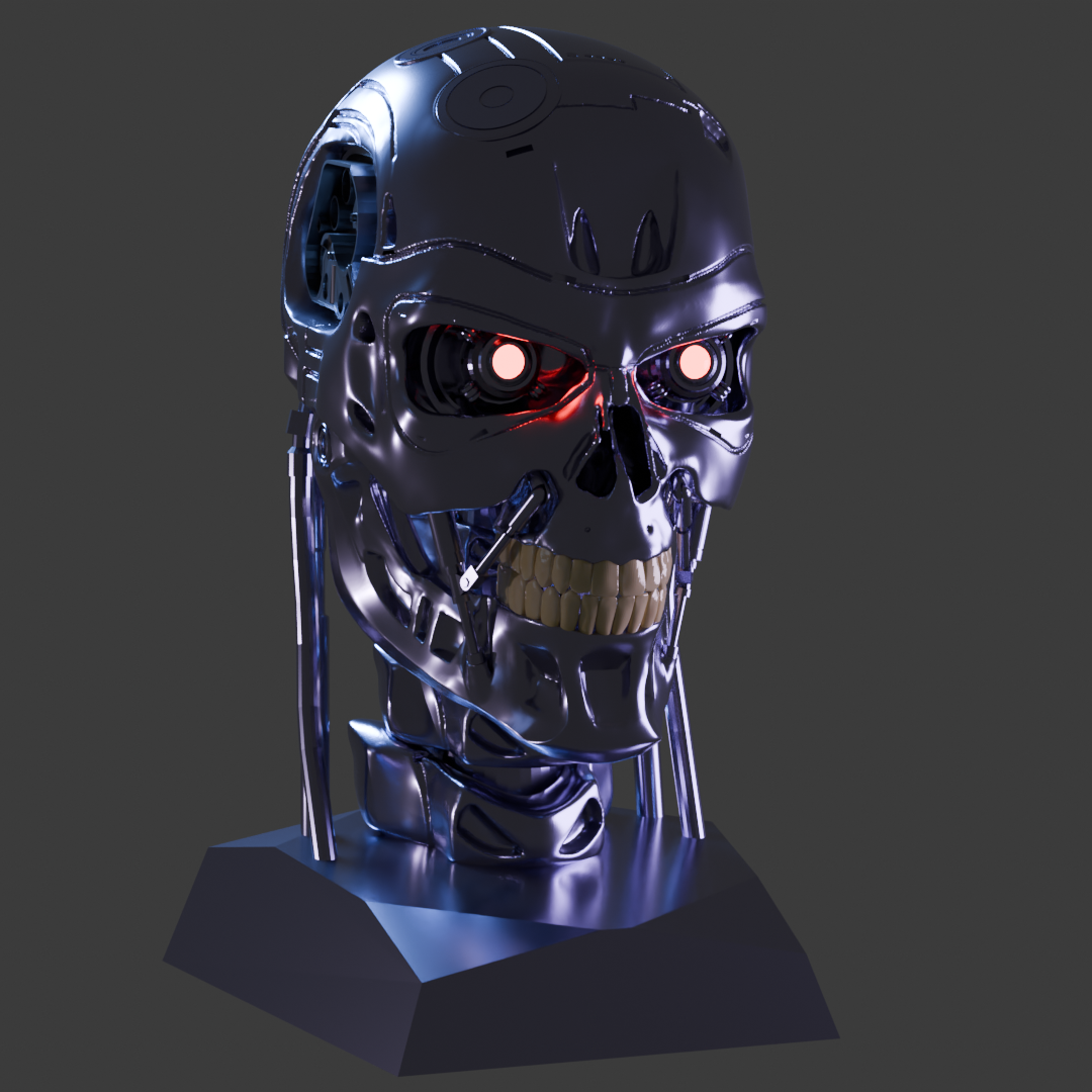T-800 skull