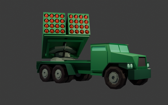 Military Vehicles Low Poly