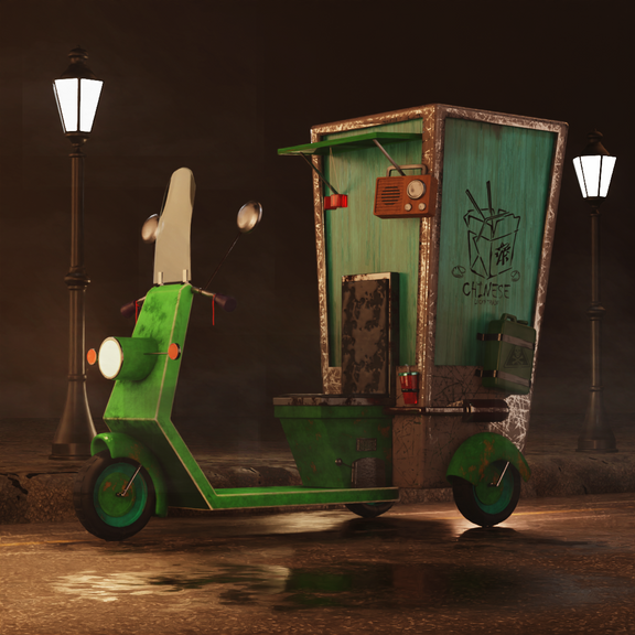 chinese food motorcycle