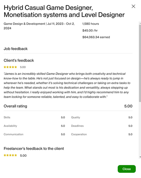 Senior Game & Level Designer