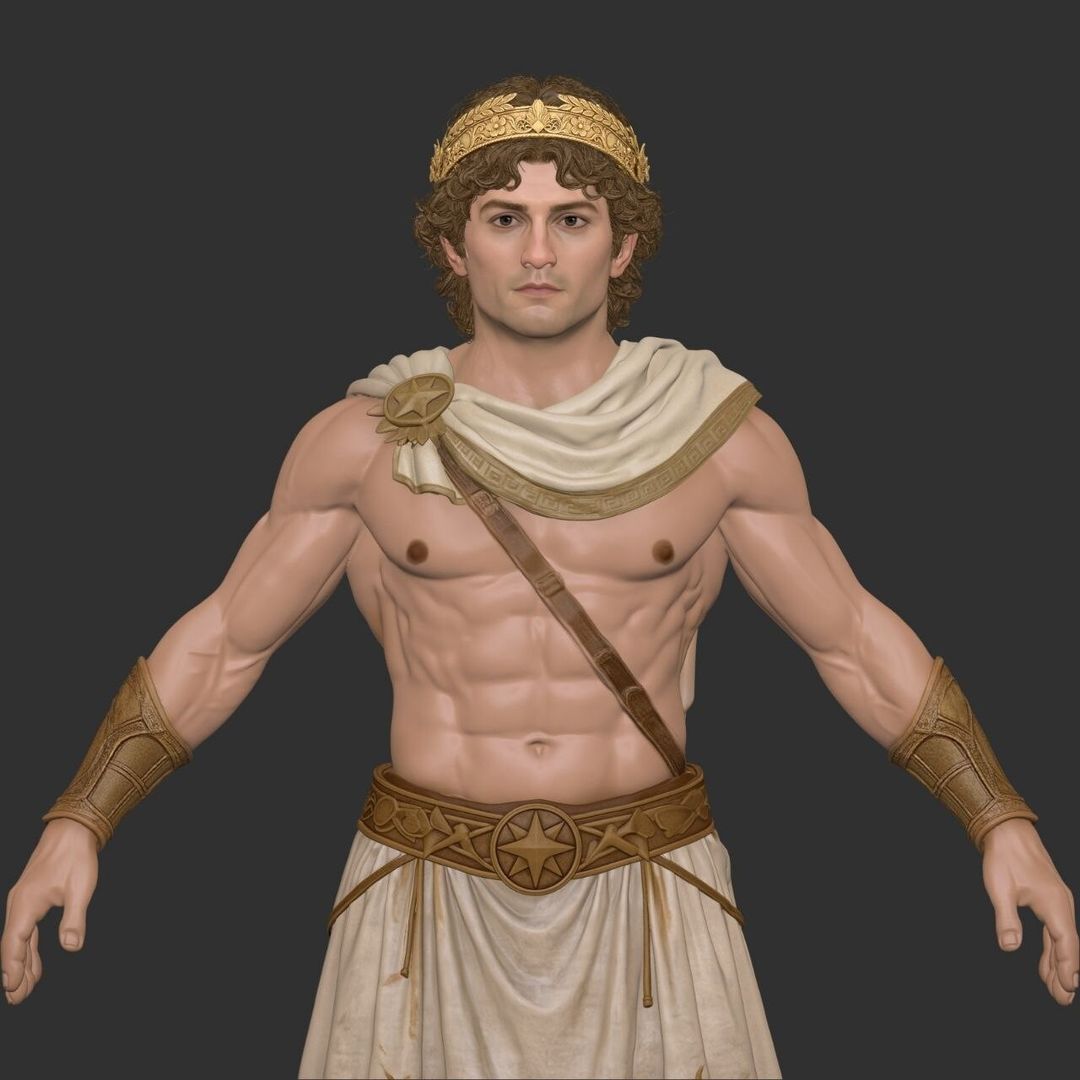 3D Hermes Messenger Of God Complete Realistic Model With 4K PBR Texture
