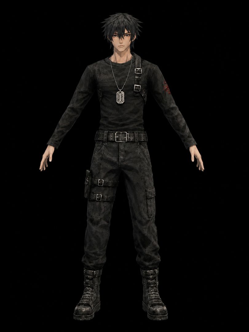 3d Realistic High Quality Anime Style Character Model