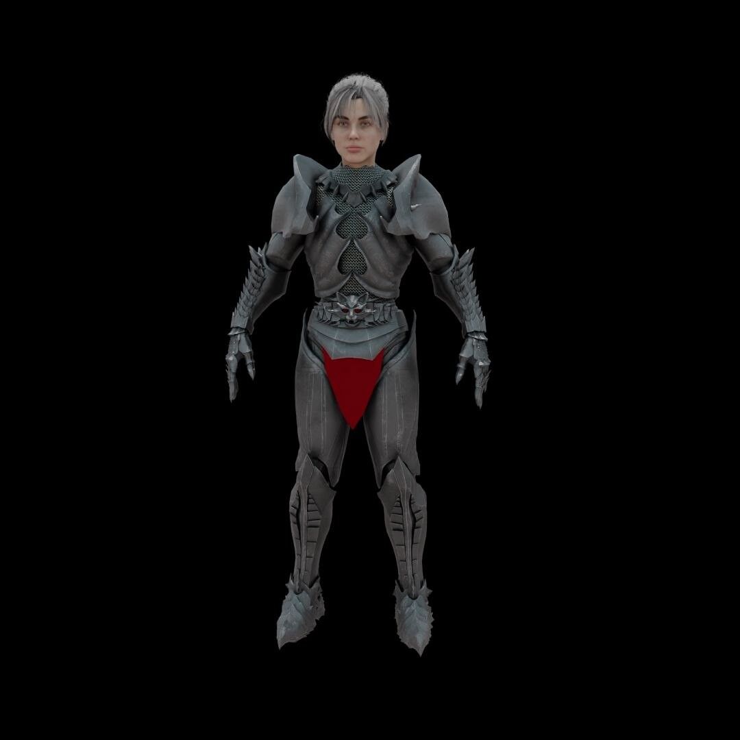 Dark Knight Character Model & Texture