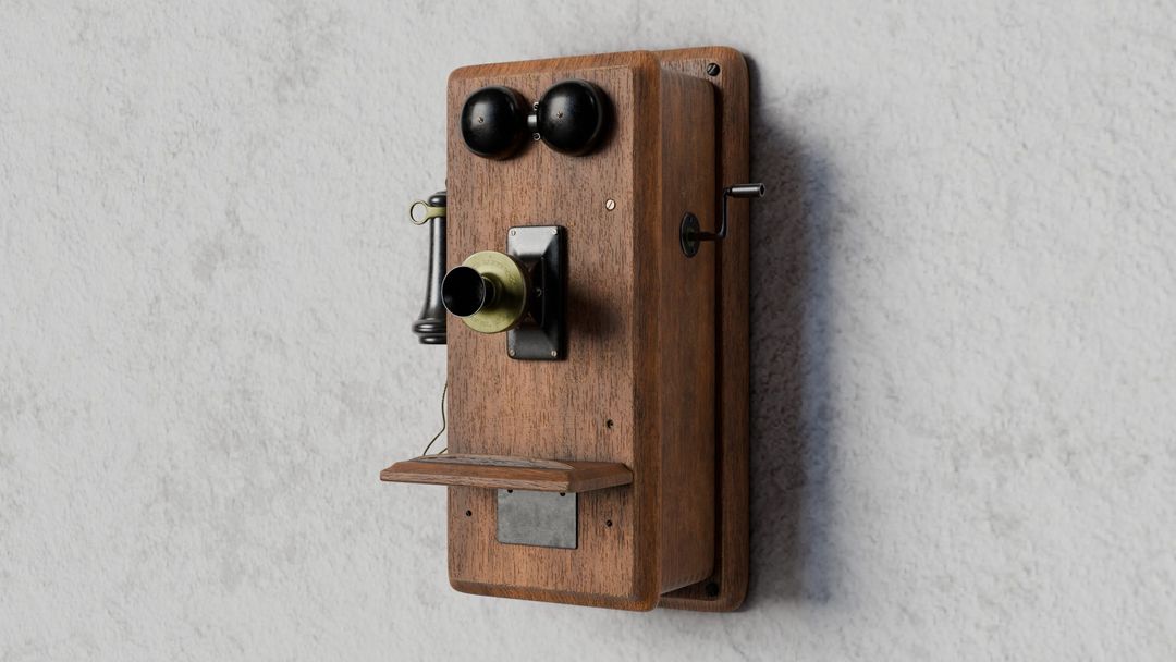 Old Telephone by HENRIQUE M.