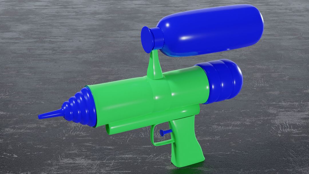 Water Pistol Plastic Toy