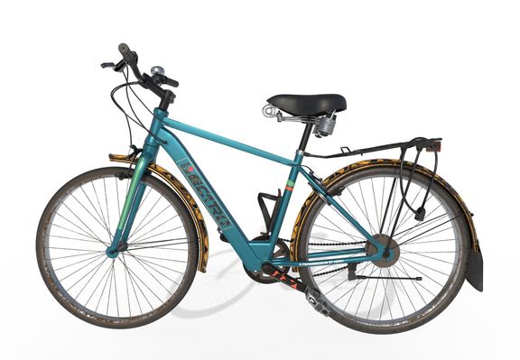 Old Bicycle – Mid-Poly 3D Model for VFX
