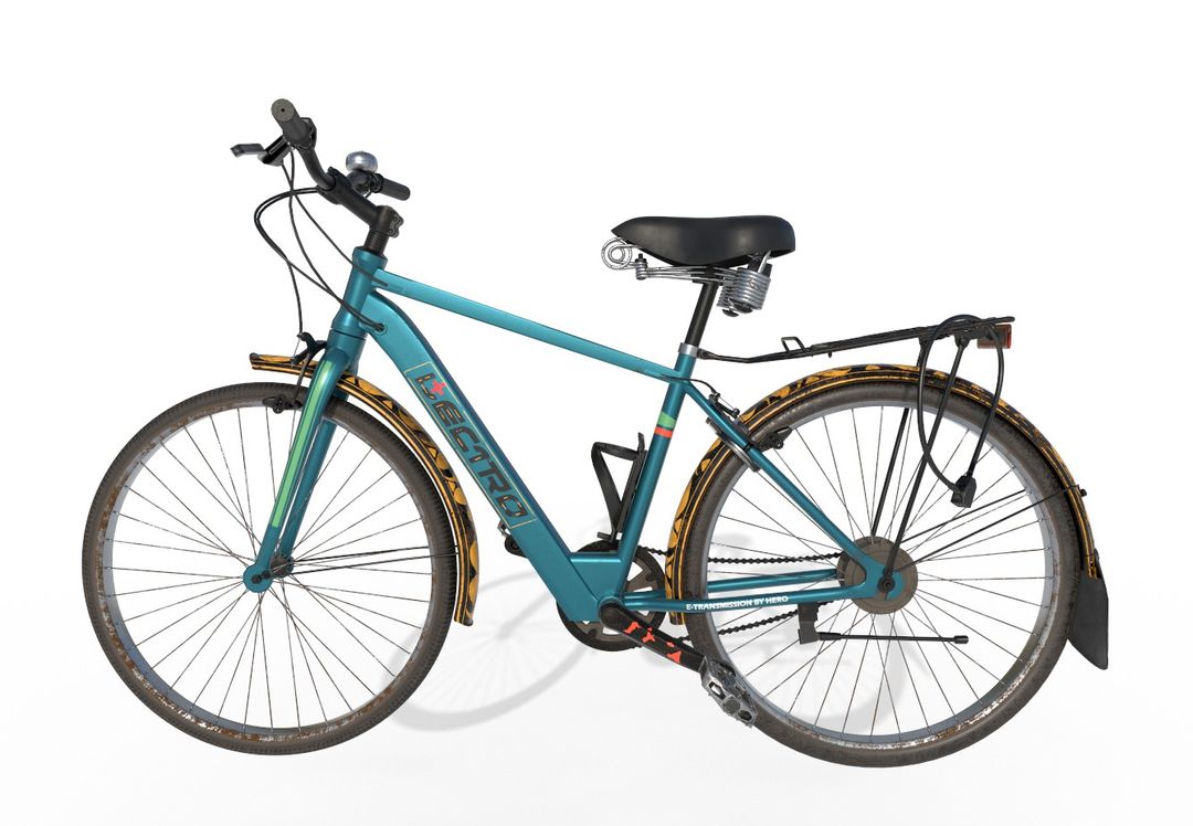 Old Bicycle – Mid-Poly 3D Model for VFX