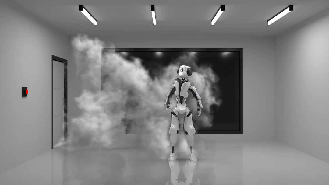 Tech Robot Animation: Dynamic Brand Introduction