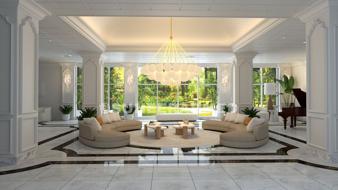 Photorealistic Lobby Rendering