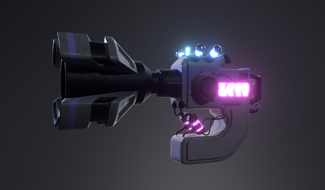 Scifi Stylized Gun by Ricard C.