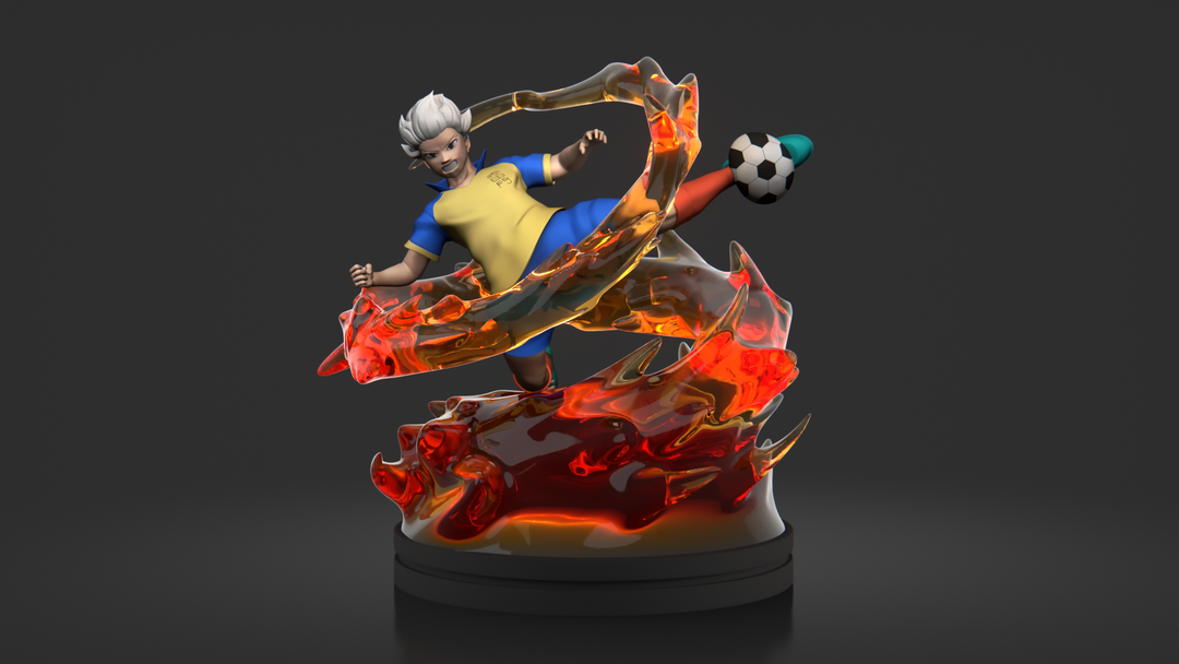 Axel Blaze Inazuma Eleven 3D Figure by Ricard C.