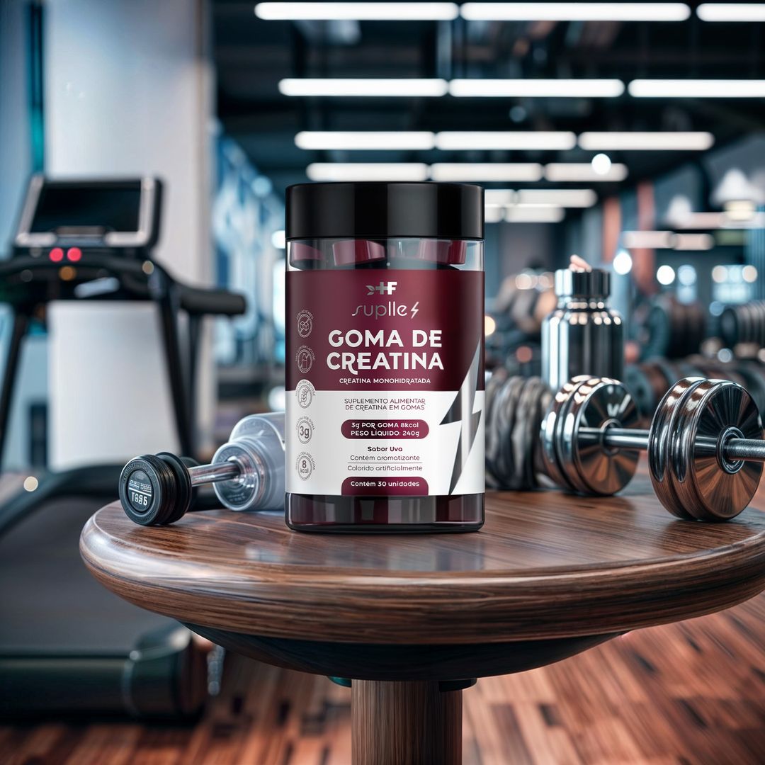 Packshot 3D - Goma de Creatina / Creatine Gummy
