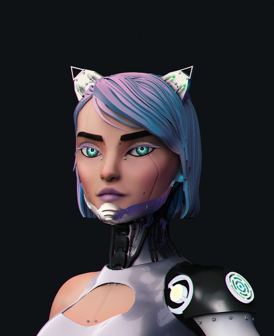 Cyber Girl by Yekaterina M.