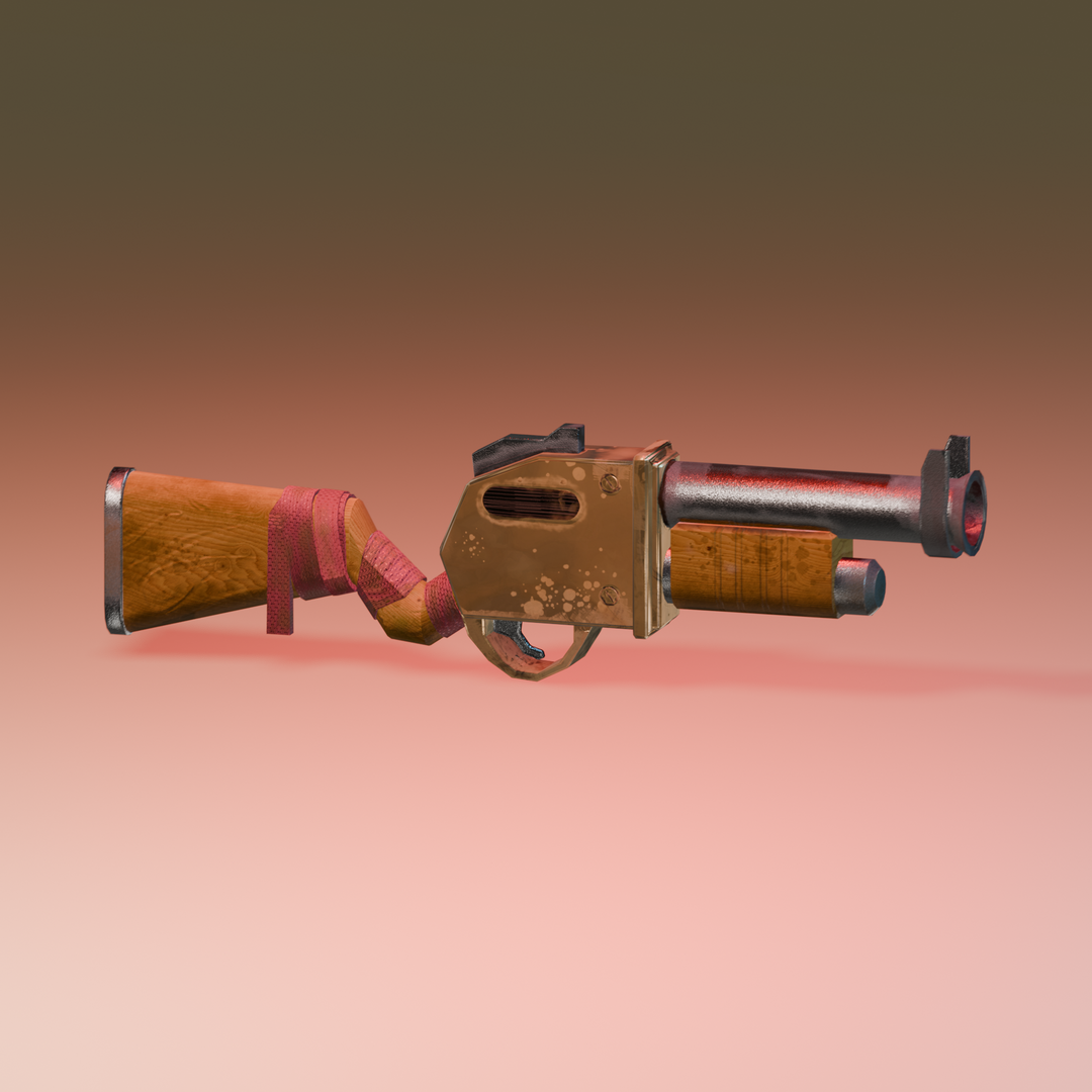 Stylized shotgun