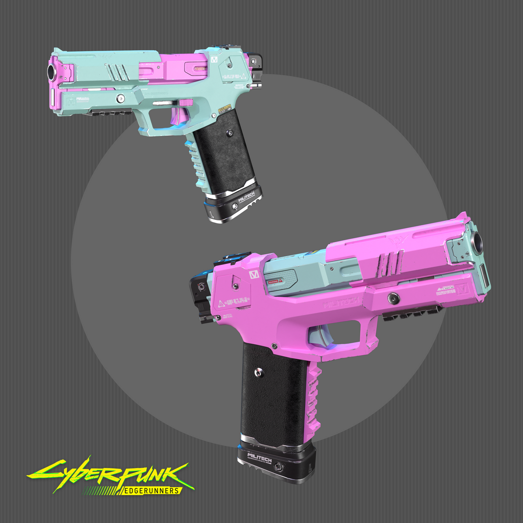 Militech M-76e Omaha (Rebecca's Pistols)