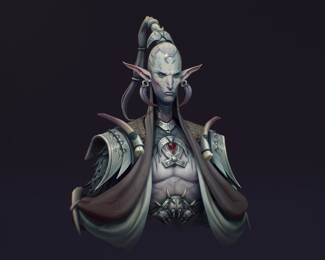 Dark Elf - Handpainted Character