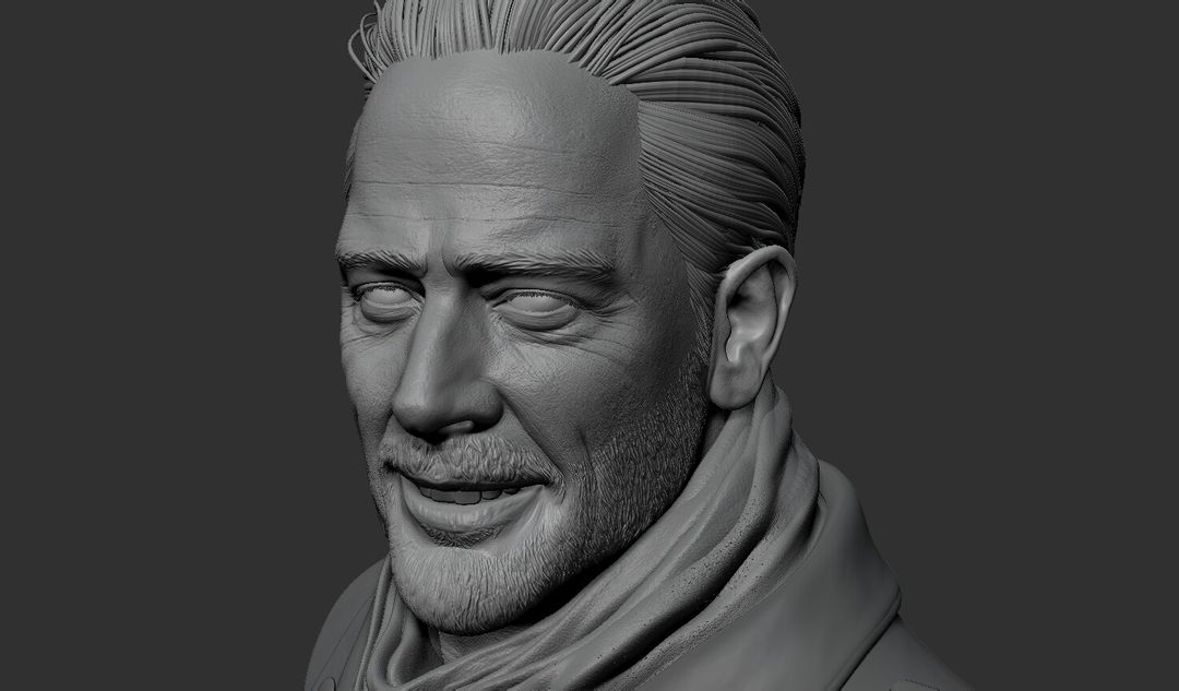 Negan - Jeffrey Dean Morgan Likeness Sculpt