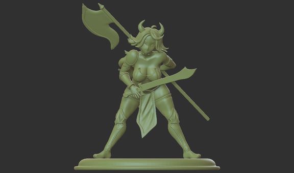 3D Scarlet Character