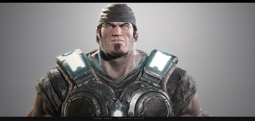 Marcus Fenix Fan Art by Diego G.