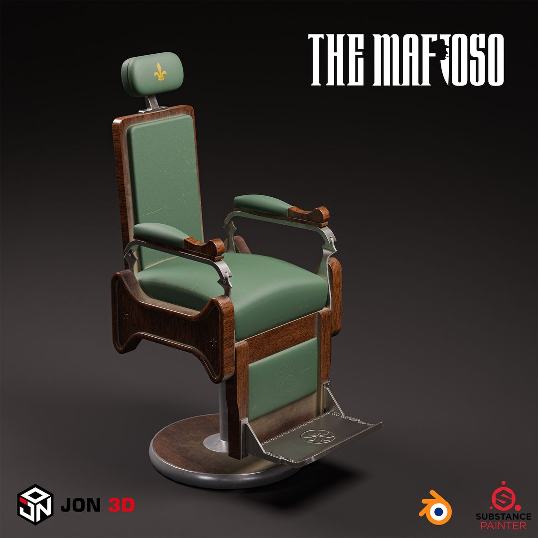 1920's Barbershop Chair